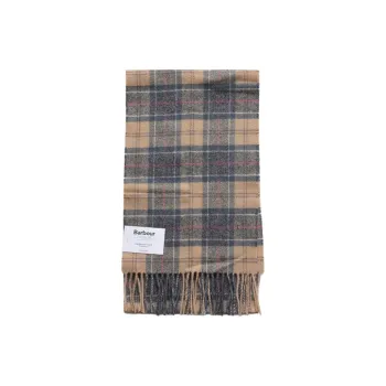 BARBOUR Wool Knit Scarves Men's Multicolor