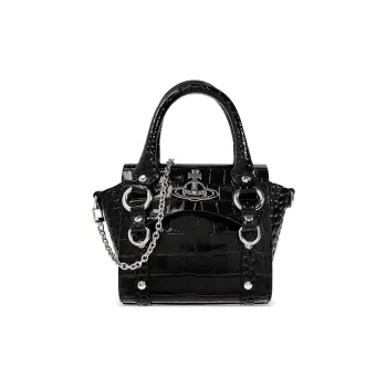 Vivienne Westwood Orb Plaque Chained Tote Bag