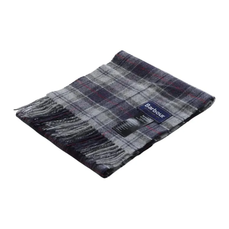 BARBOUR Wool Knit Scarves Men's Multicolor-1