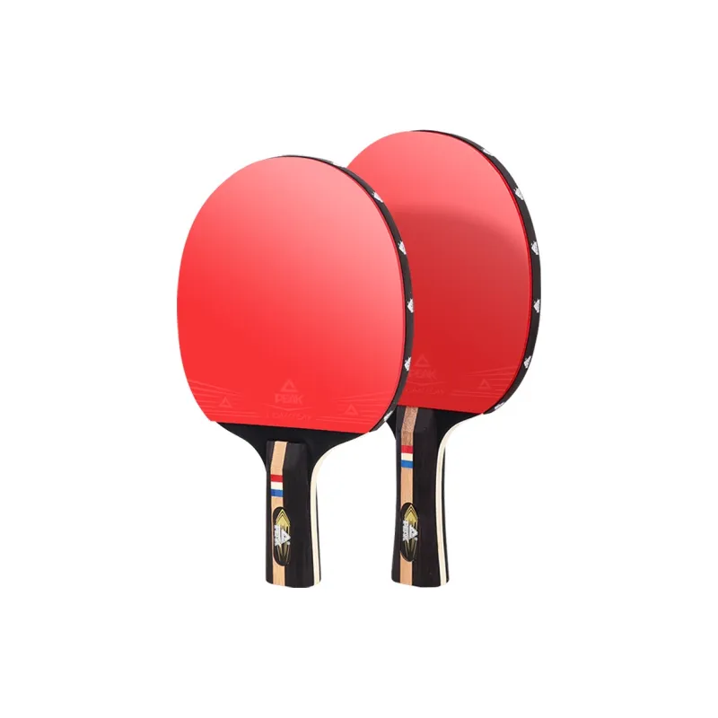 PEAK G3 Ping Pong Paddles Unisex Black/Red Double Beat-5