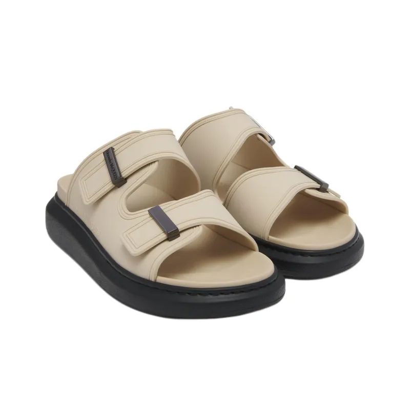 Alexander McQueen Hybrid Slide Slippers 3.5cm Men's Beige-2