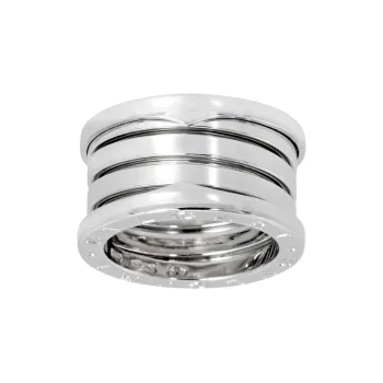 BVLGARI 2010s 18K White Gold B Zero1 Ring