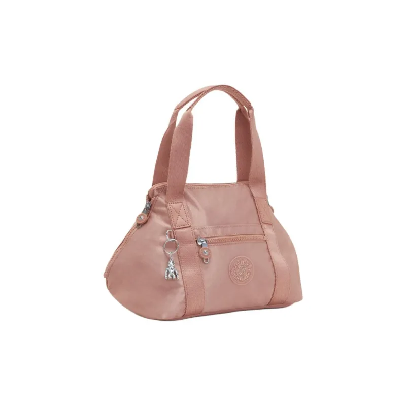 Kipling Polyamide Dumpling Bag, Shoulder Bag, Crossbody Bag, Handbag Mini Women's Pink-2