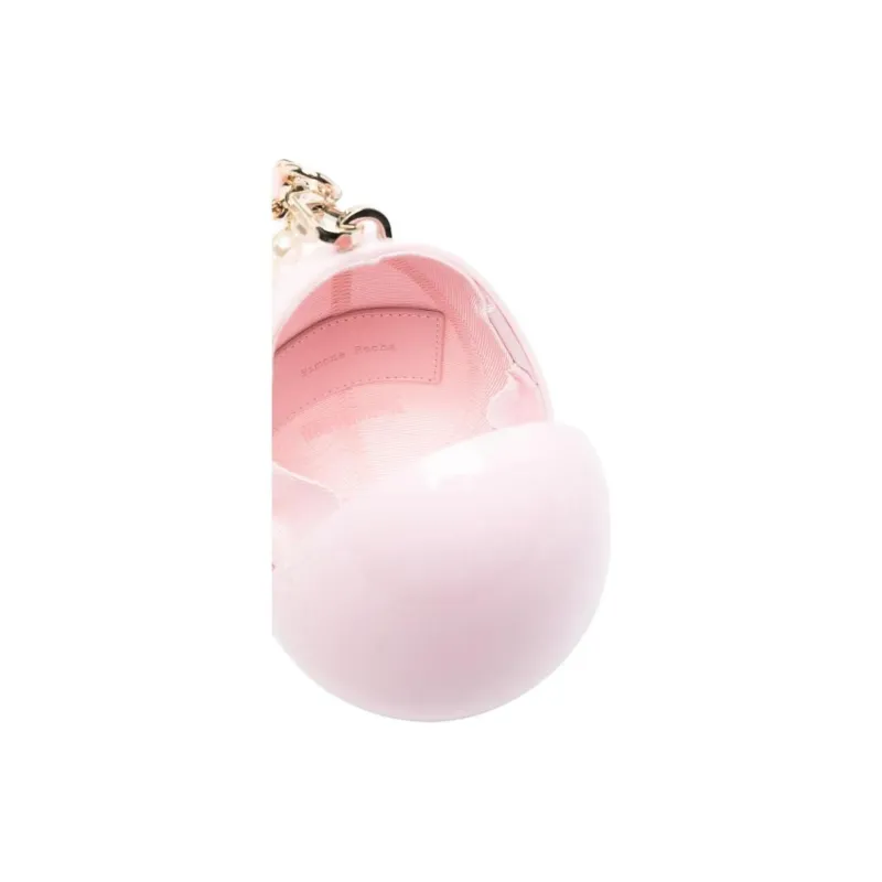 SIMONE ROCHA Micro Pearl Egg Cross Body Bag-3