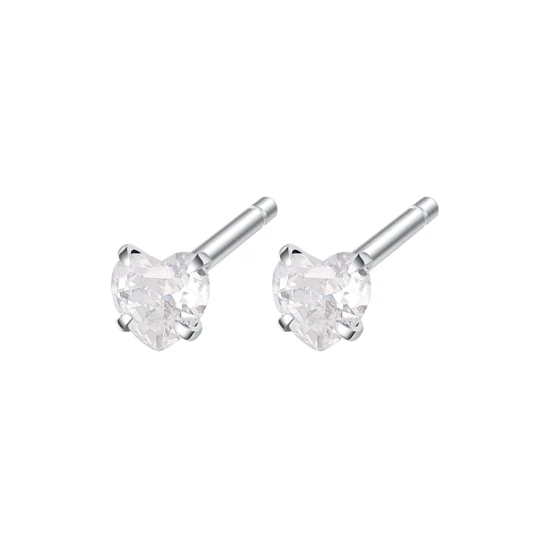 JAY S925 Silver Stud Earrings Women's-4