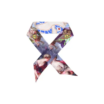 Vivienne Westwood Silk Scarves Women's Blue
