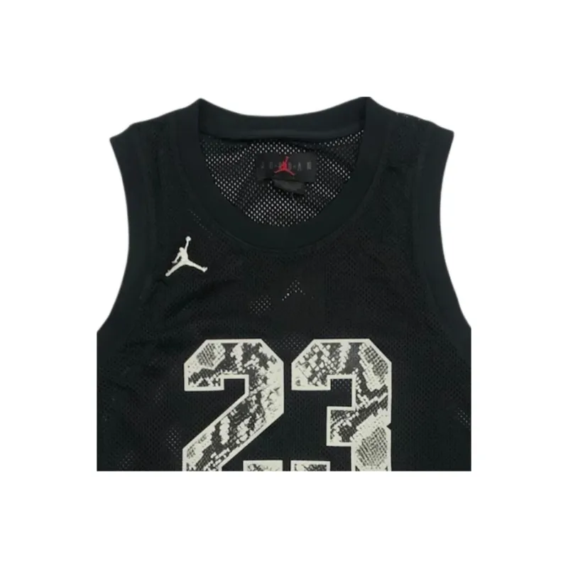 Jordan Basketball Jersey Unisex Black-4