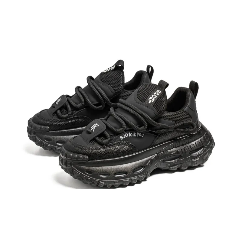 ROBINHOOD Cushioning, Slip Resistant, Abrasion Resistant, Height Increasing Low Top Chunky Sneakers Men's Box-3