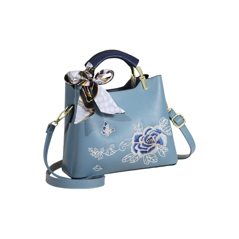 Weymond Leather Handbag Regular Women's Multicolor-3