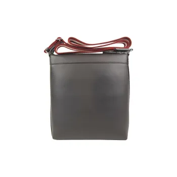 BALLY Genuine Leather Crossbody Bag Shoulder Bag Men's Chocolate Brown