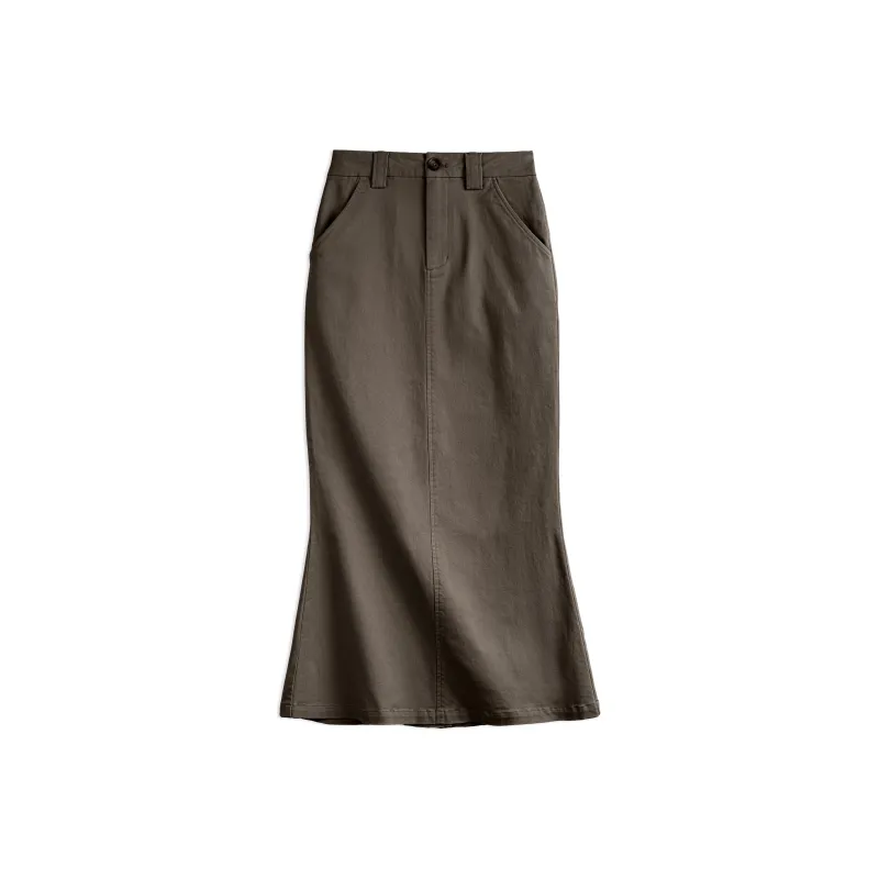 MADEN Casual Long Skirt Women's-4