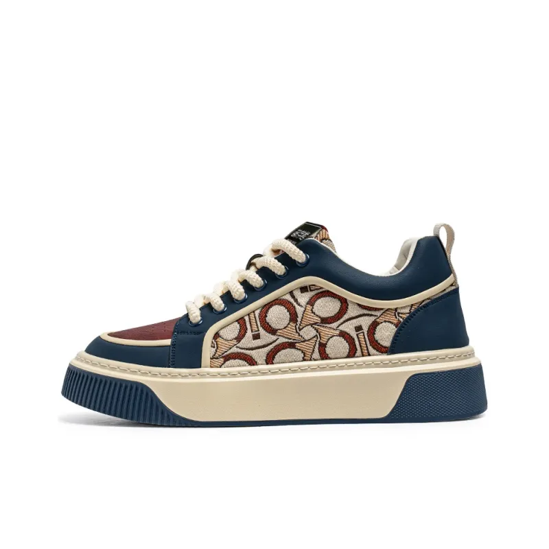Budding Bear Slip Resistant, Abrasion Resistant, Breathable, Height Increasing Low Top Skateboard Shoes Men's Box-7