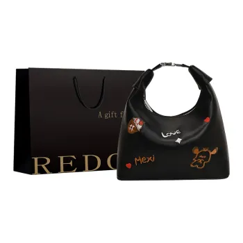 REDOO PU Handbag Regular Women's Ecru/Silver/Black/Pink