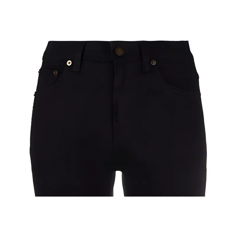 SAINT LAURENT Denim Shorts Women's Black-4