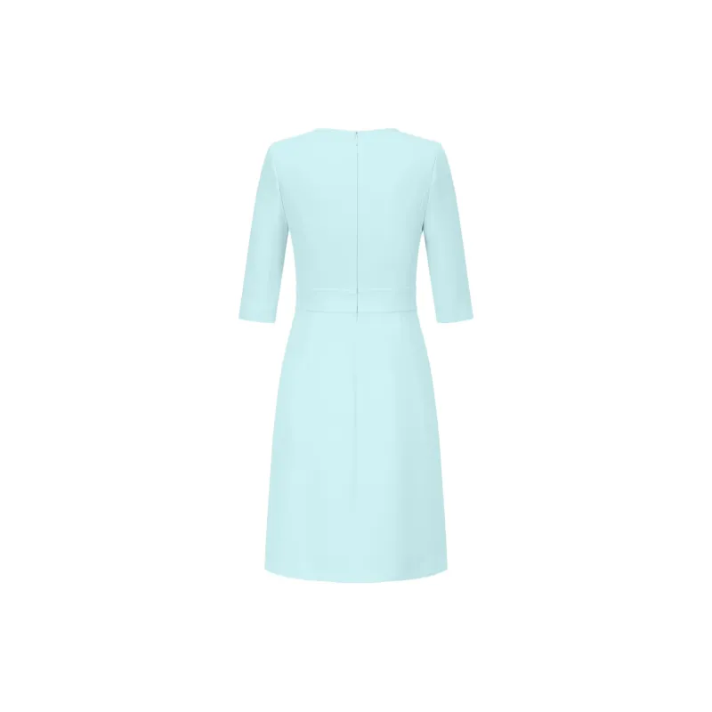 ONE SHALLOW Short Sleeved Dresses Women's Green-1