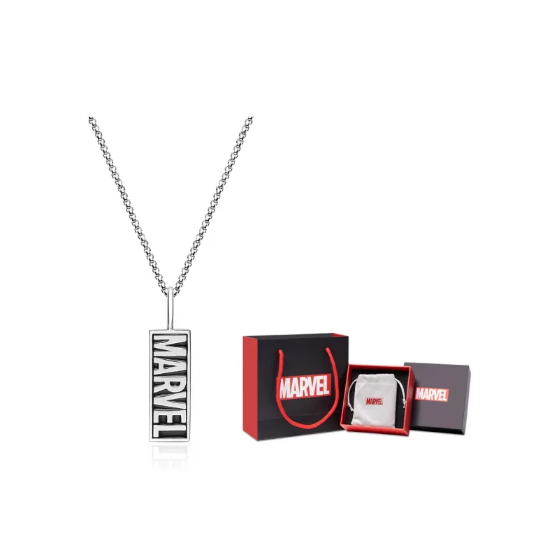Disney Marvel Series Copper Necklaces Unisex Silver-0