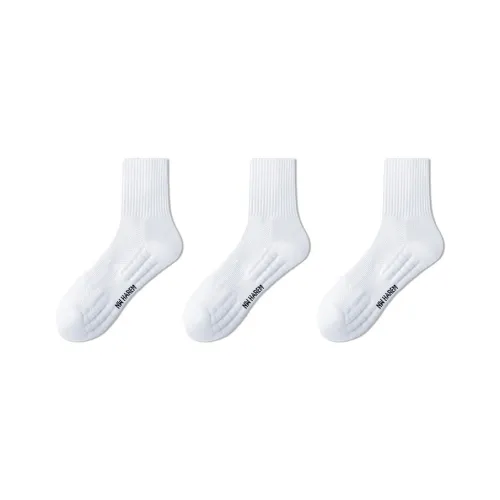 Cotton Gene Mid Calf Socks Men's 3 Pack