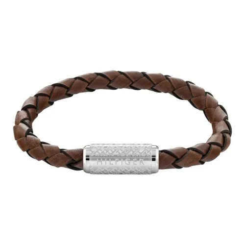 Tommy Hilfiger Leather Bracelets Men's Brown