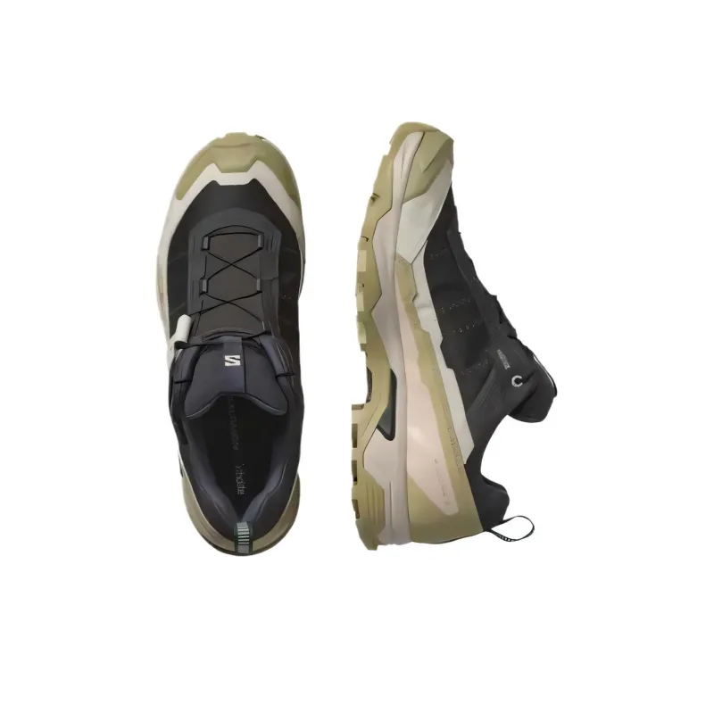 SALOMON X ULTRA 5 Low Top Hiking Shoes Men's Gray Green-3