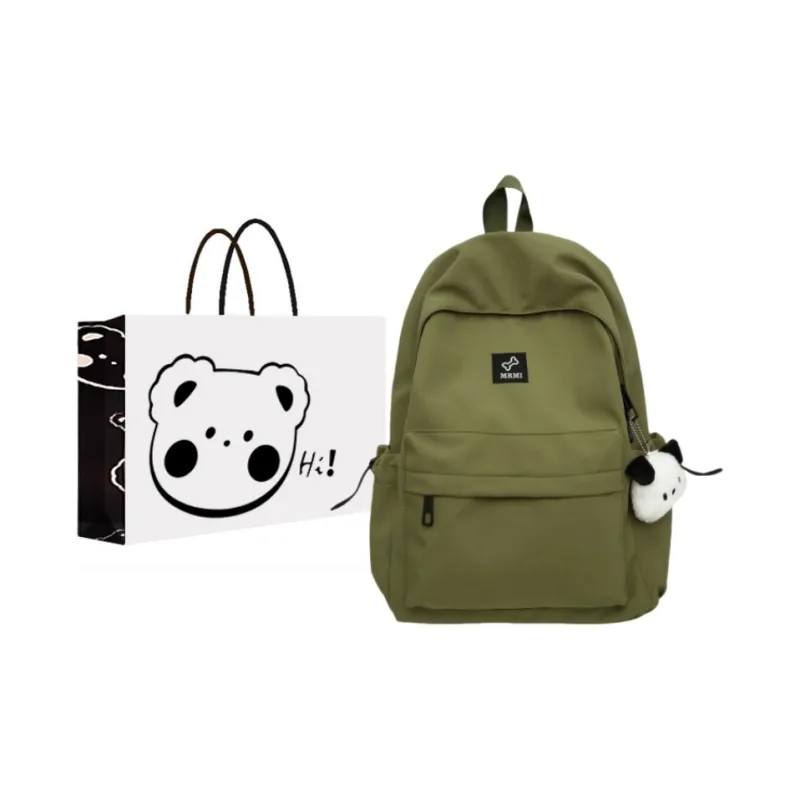 NX DOUGHNUT Nylon Classroom Versatile Everyday Commute Backpack Unisex Multicolor-6