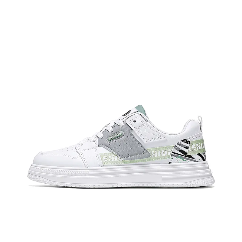 Yi Jiabao Slip Resistant Impact Resistance Wear Resistant Low Top Skateboard Shoes Men's-6