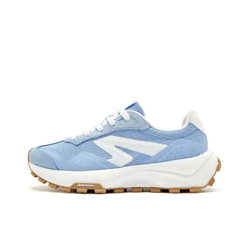 QIAODAN Anti Slip Wear Resistant Low Top Casual Shoes Women's Blue White