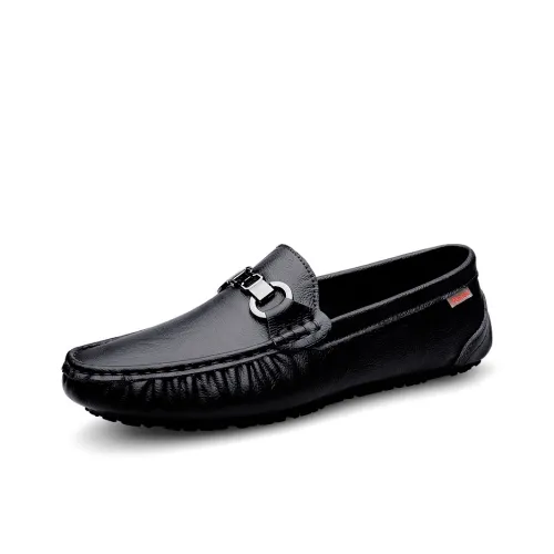 Bull charm Men's Casual Shoes Men Low Top Black/Brown