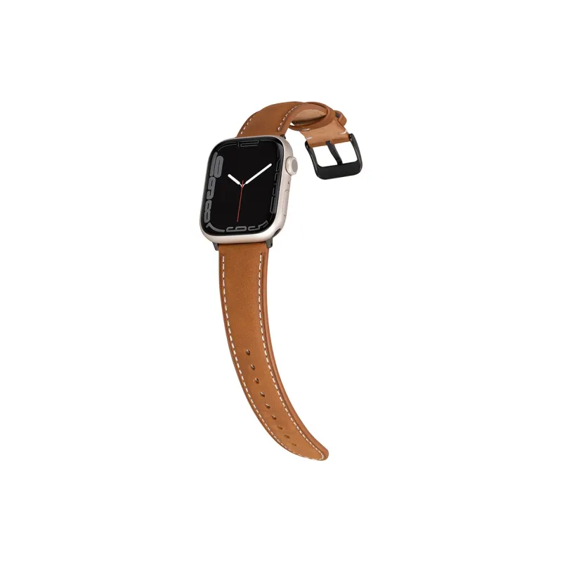 REXINTS Apple Compatibility Watch Band 20cm Cowhide Leather Material-3