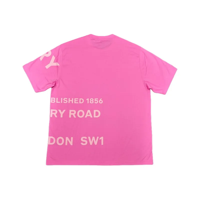 Burberry T Shirts Unisex Pink-1