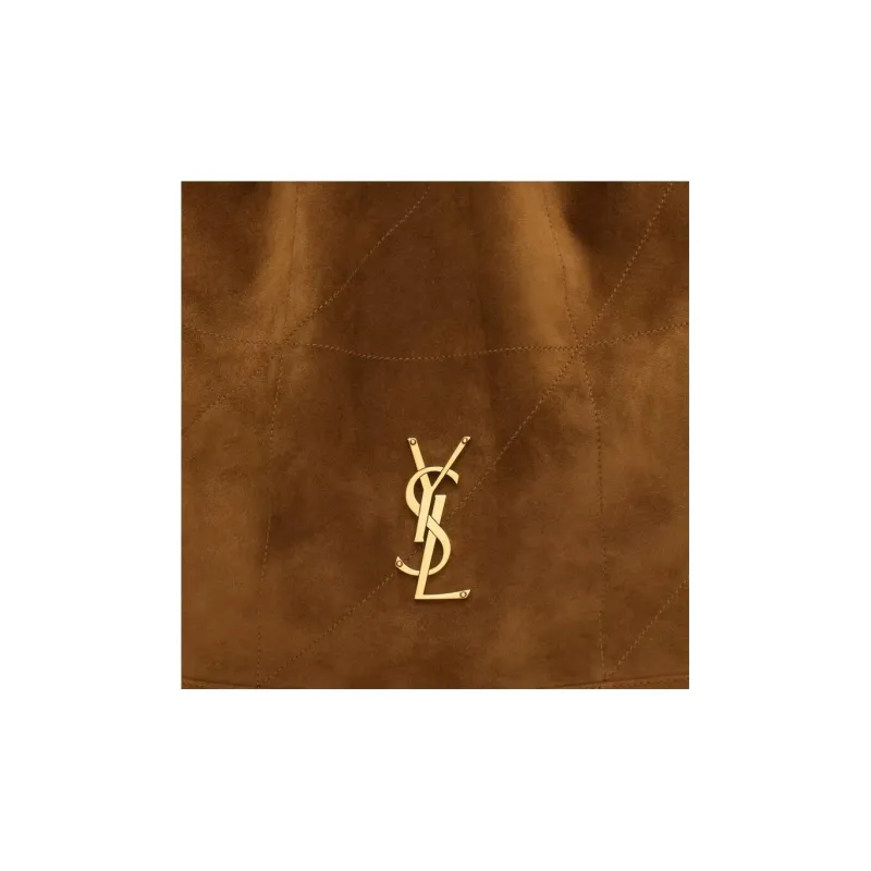 SAINT LAURENT Jamie Calfskin Shoulder Bag Tubas Women's Caramel-5