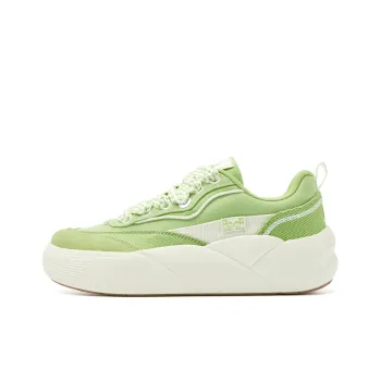 QIAODAN Anti Slip Wear Resistant Low Top Skateboard Shoes Women's Green