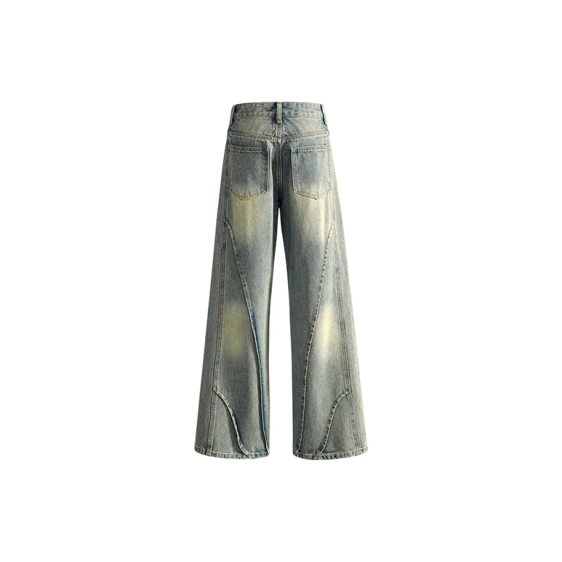 Victory Sails Jeans Unisex Yellow Mud-1