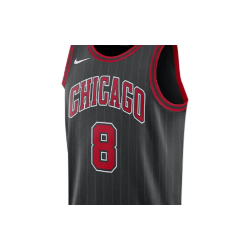 Nike X NBA Basketball Jerseys Men's Black-2