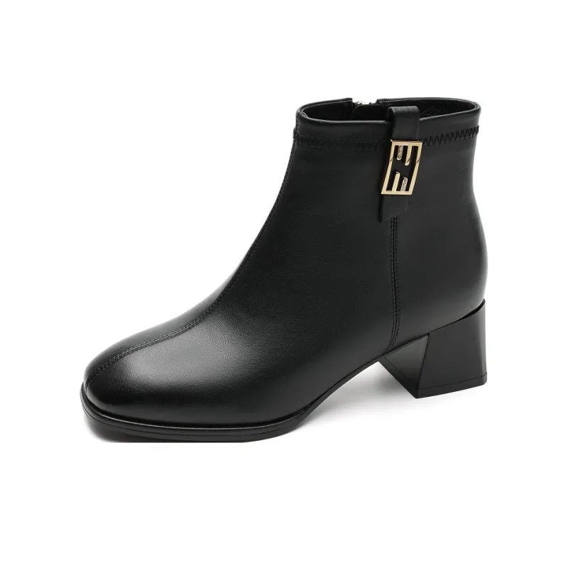 AOKANG Ankle Boots Women's Black-0