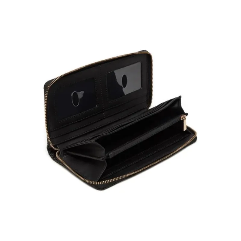 GUESS Faux Leather Wallet Regular Women's Black-3