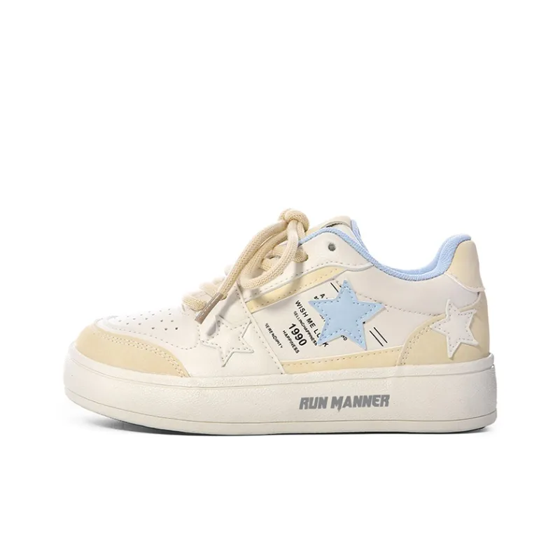 RUN MANNER Lightweight Height Increasing Low Top Skateboard Shoes Women's-7