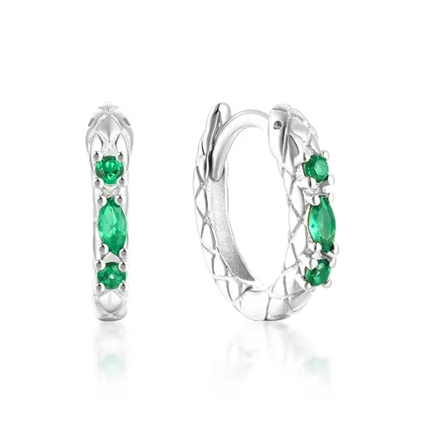 LUCA 925 Sterling Silver Earrings Men's-0