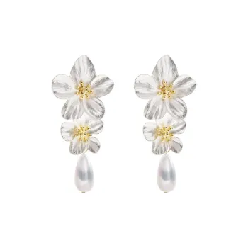 FEO Faux Pearl Earrings Women's