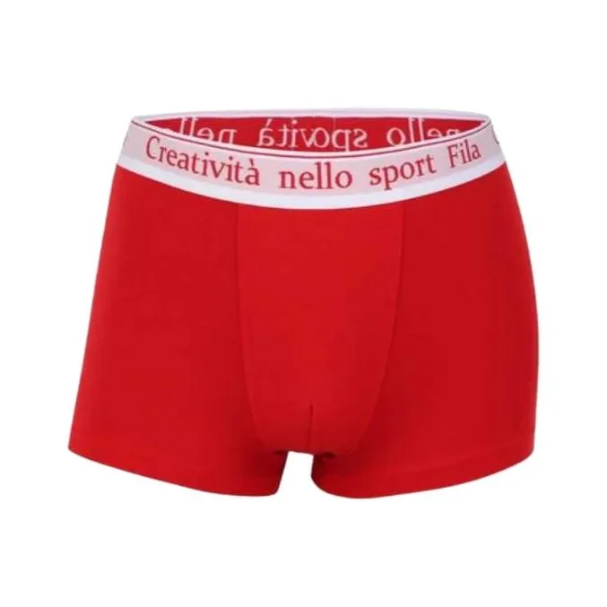 FILA <Holiday> Bello Soft Underpants Men's 1 Pack Red-0