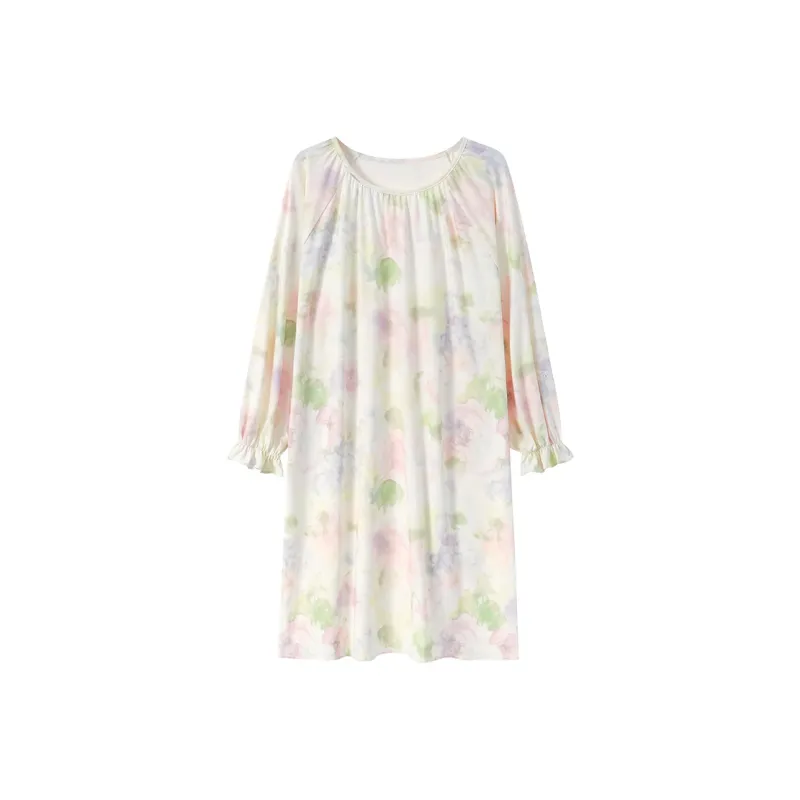 Herbal Primer Nightgown Women's Combo Set-30