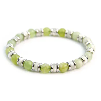 DRAGON LI Serpentine Jade Bracelets Unisex