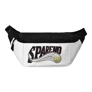 Spare No Pains. Polyester Shoulder Bag, Fanny Pack, Crossbody Bag, Sling Bag Regular Unisex White