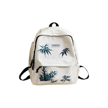URBAN FOREST Polyester Backpack Regular Unisex White/Black