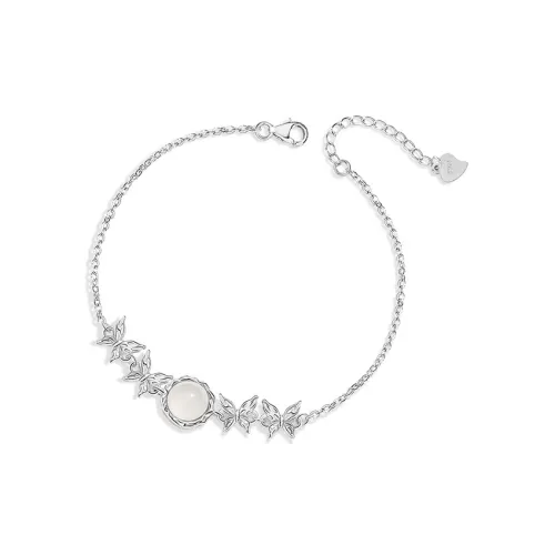 Heart Grass S925 Silver Bracelets Women's