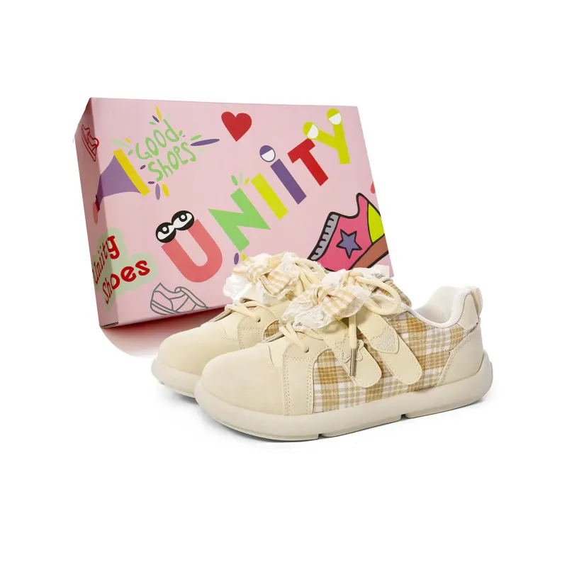 UNIITY Skateboard Shoes Women's Low Top Pink/Yellow/Blue-20