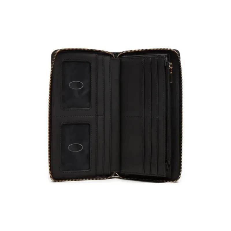 GUESS Faux Leather Wallet Regular Women's Black-2
