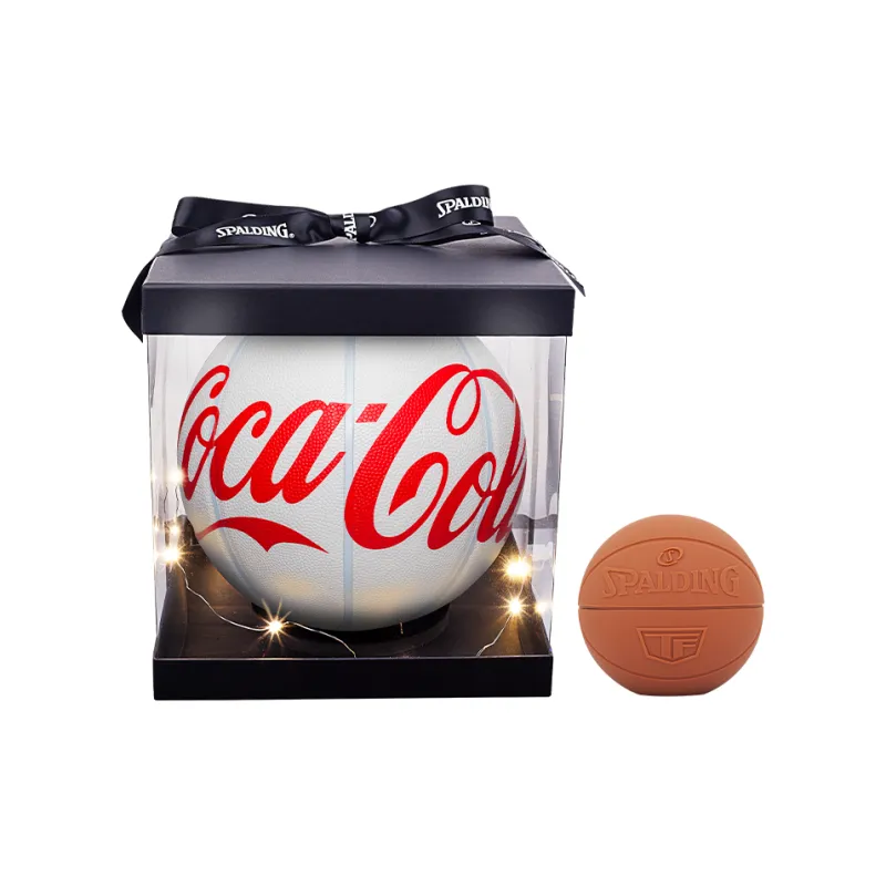 SPALDING x Coca Cola Co branded Collection PU Basketball Minimalist White Size 7 Street Training Competition Unisex-7