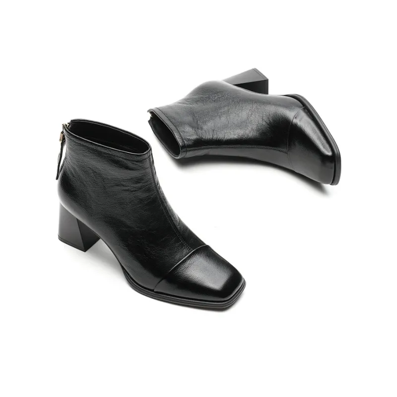 AOKANG Ankle Boots Women's Black-2
