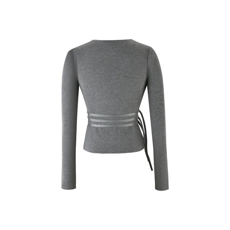 I.AM.GIA TESSA TOP Knitwear Women's Gray-1