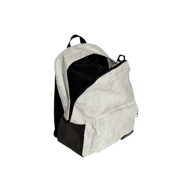 Adidas Recycled Polyester Backpack Regular Unisex Light Gray & Pink White-3